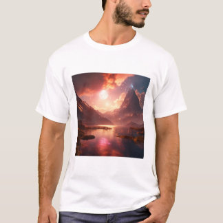 "Seraphim Rebirth: Ocean World 3D Fantasy T-Shirt" T-Shirt