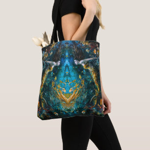 “Seraphina” – Beautiful Mystical Mermaid Tote Bag