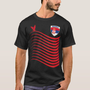Serbia Basketball Jersey Srbija Basketball Flag ba T-Shirt