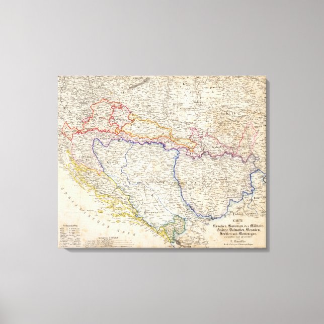 Serbia, Bosnia Canvas Print (Front)