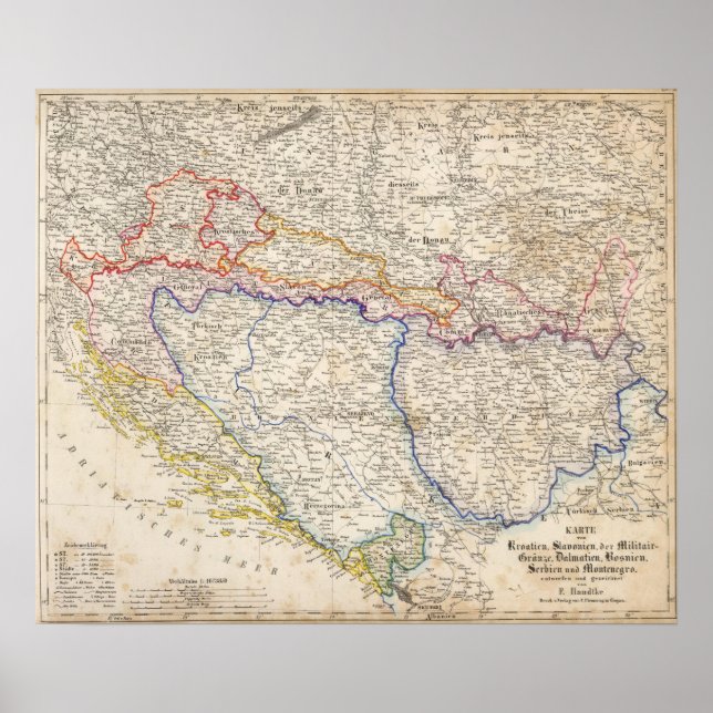 Serbia, Bosnia Poster (Front)