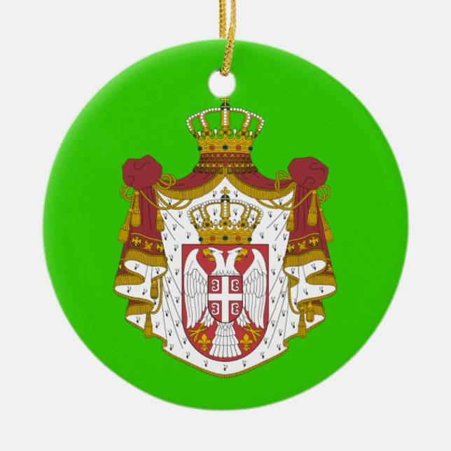 SERBIA* Christmas Ornament (Front)