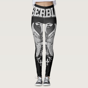 Serbia Coat of Arms Leggings