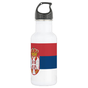 Serbia Flag 532 Ml Water Bottle