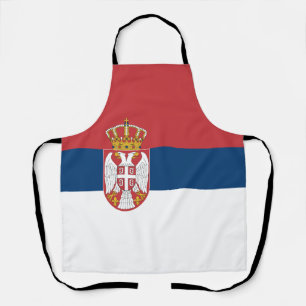 Serbia Flag Apron
