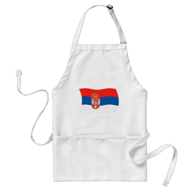 Serbia Flag Apron (Front)