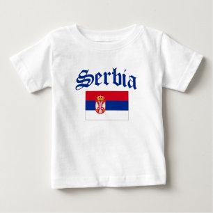 Serbia Flag Baby T-Shirt