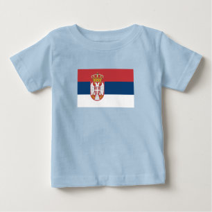 Serbia Flag Baby T-Shirt