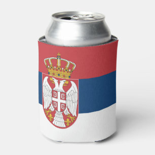 Serbia Flag Can Cooler