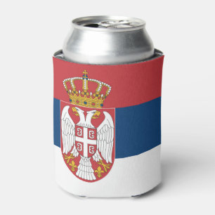 Serbia Flag Can Cooler