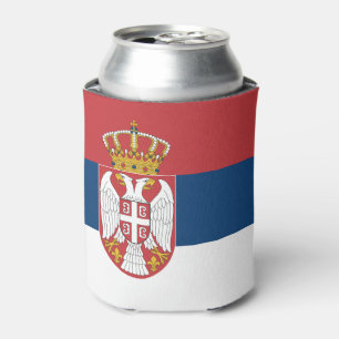 Serbia Flag Can Cooler
