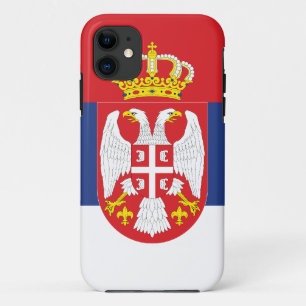 Serbia Flag iPhone 11 Case