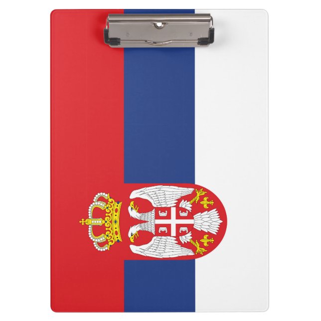 Serbia flag clipboard (Front)