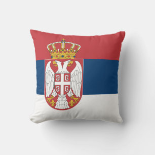 Serbia Flag Cushion