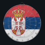 Serbia Flag Dartboard<br><div class="desc">Serbia Flag</div>
