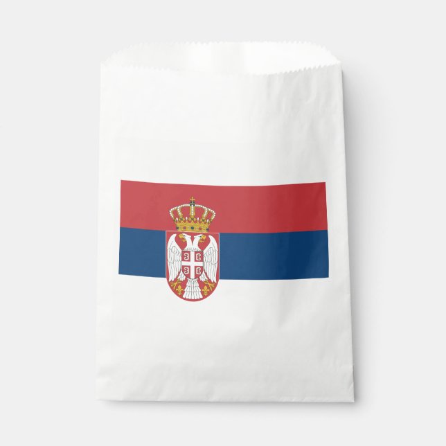 Serbia Flag Favour Bags (Front)