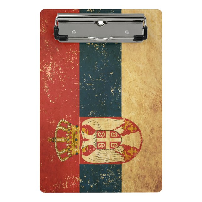 Serbia Flag Mini Clipboard (Front)