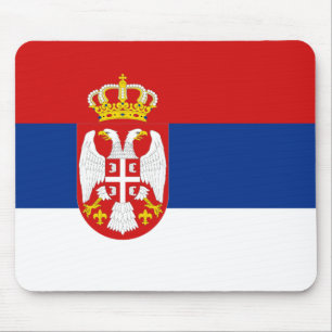 Serbia Flag Mousepad