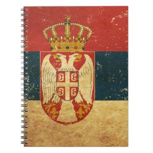 Serbia Flag Notebook
