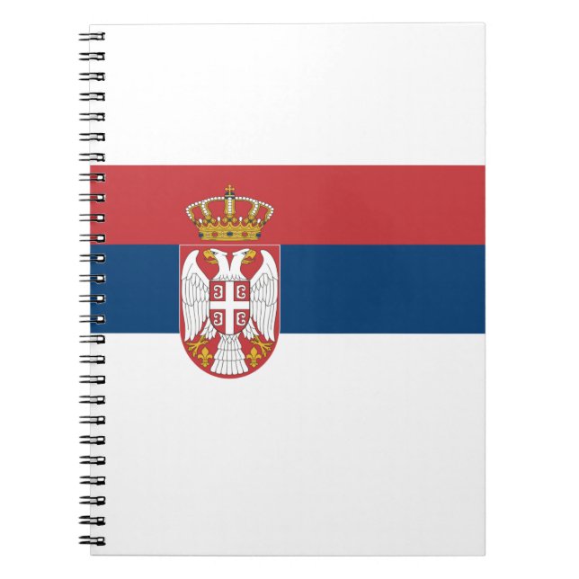 Serbia Flag Notebook (Front)