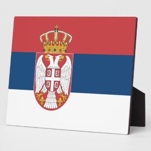 Serbia Flag Plaque