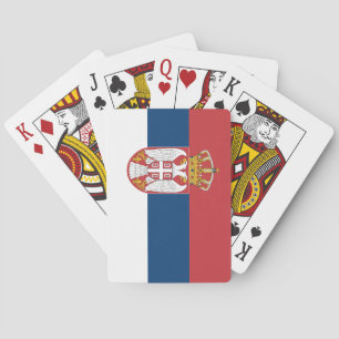 Serbia Flag Playing Cards