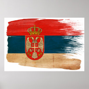Serbia Flag Posters