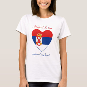 Serbia Flag Sweetheart T-Shirt
