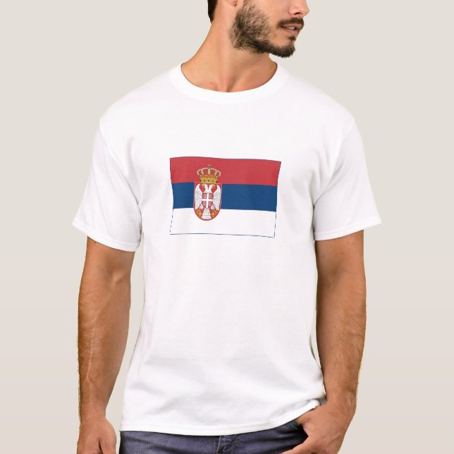 Serbia Flag T-Shirt (Front)