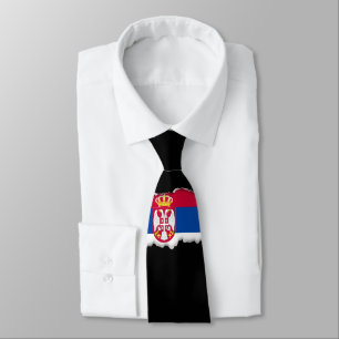 Serbia Flag Tie