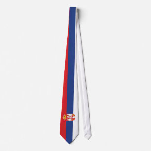 Serbia Flag Tie
