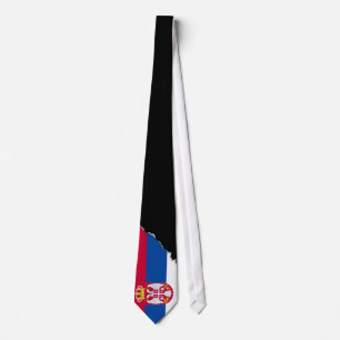 Serbia Flag Tie