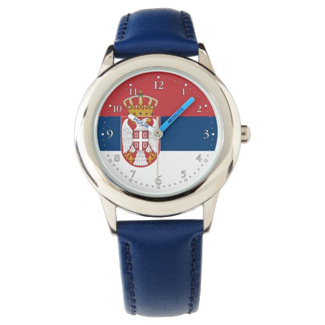 Serbia Flag Watch (Front)