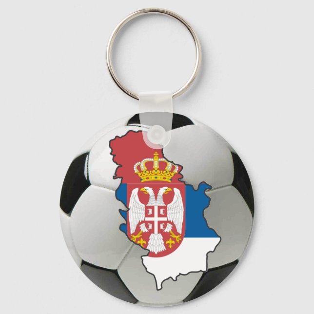 Serbia football key ring (Front)