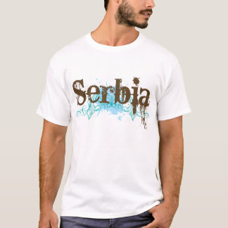 Serbia Grunge T Shirt