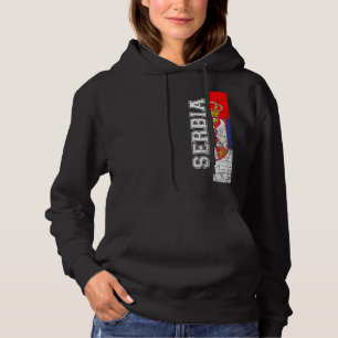 Serbia Heritage Pride Country Support Serbian Flag Hoodie