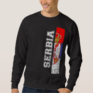 Serbia Heritage Pride Country Support Serbian Flag Sweatshirt