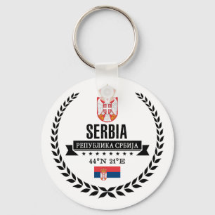 Serbia Key Ring