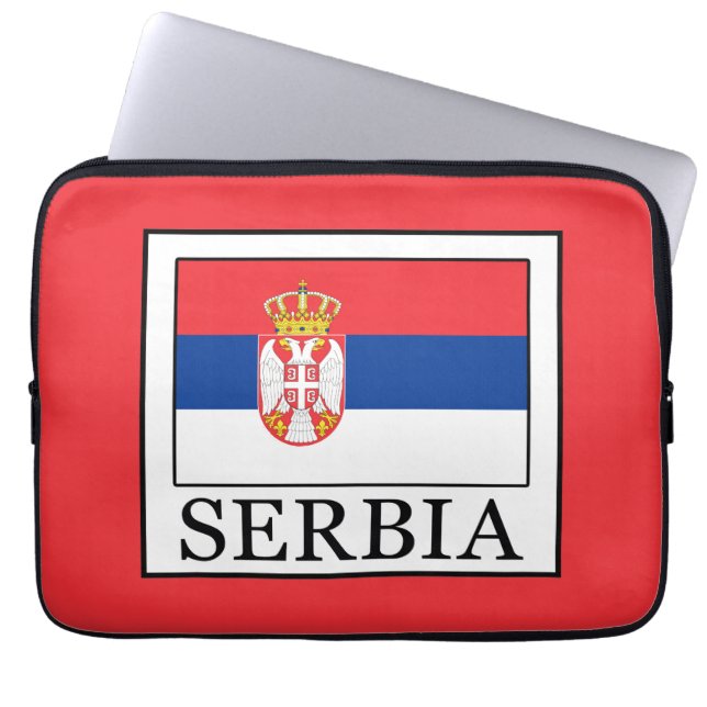 Serbia Laptop Sleeve (Front)