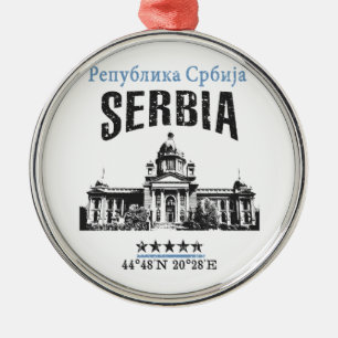 Serbia Metal Tree Decoration