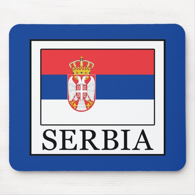 Serbia Mouse Mat (Front)