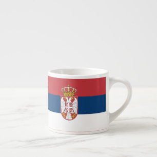 Serbia National Flag Delightful Patriotic Espresso Cup