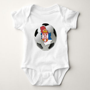 Serbia national team baby bodysuit