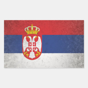 Serbia Rectangular Sticker