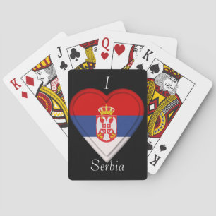 Serbia Serbian flag Playing Cards