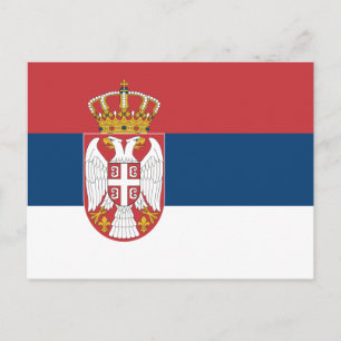 Serbia – Serbian Flag Postcard