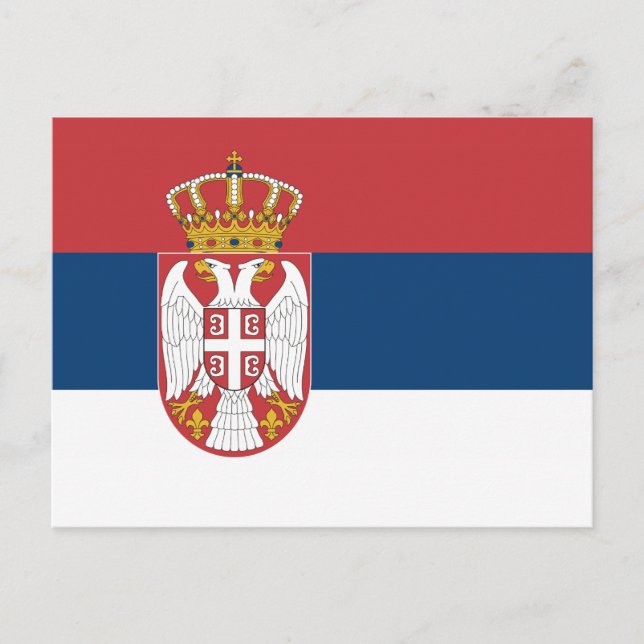 Serbia – Serbian Flag Postcard (Front)
