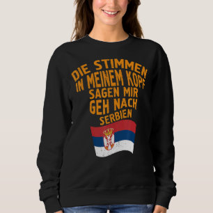 Serbia Serbian Serb Srbija Flag Jugoslavija Belgra Sweatshirt