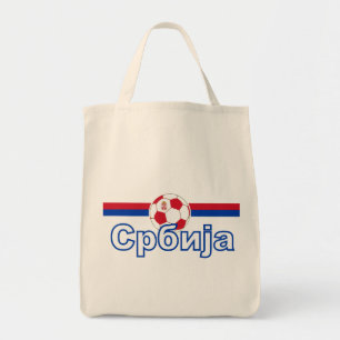 Serbia Soccer Football 2010 World Tote Bag