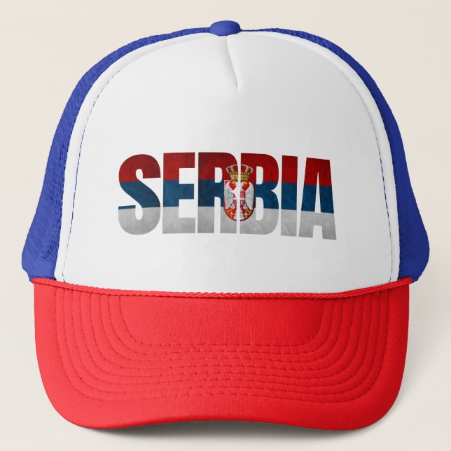 Serbia  trucker hat (Front)